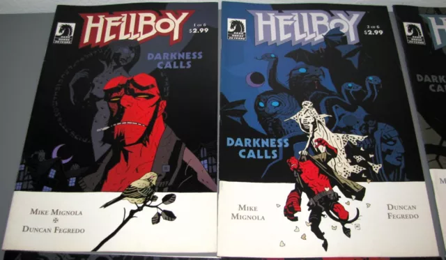 Komplettset - Hellboy - Darkness Calls 1 bis 6 - (27-32) - Dark Horse 20 Years 2