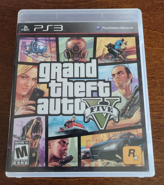 GRAND THEFT AUTO V GTA 5 Sony PlayStation 3 PS3 CIB Complete With