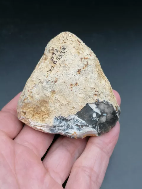 Lower Paleolithic Acheulean France Chopping Tool in flint Prehistoric artifact 3