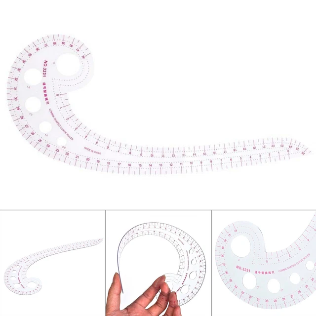 FRENCH CURVE SEWING Pattern Ruler Tailor Drawing Measure Cloth Dress