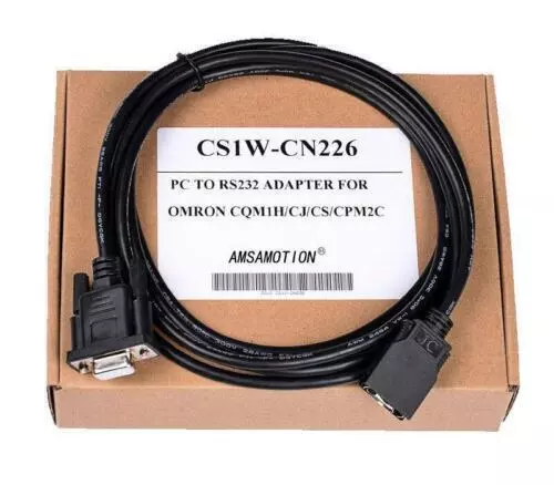 CS1W-CN226 RS232 PLC Programming Cable For OMRON CS/CJ,CQM1H,CPM2C Series