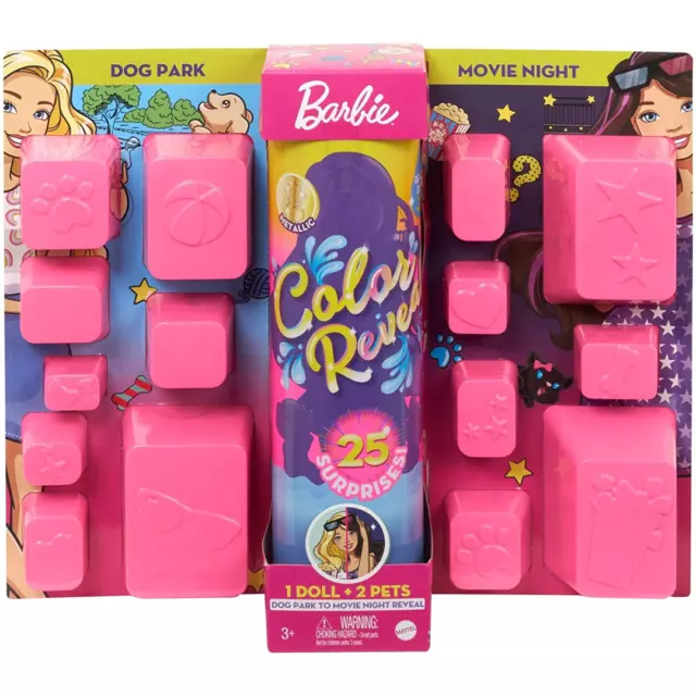 Barbie Colour Reveal Doll & Accessories 25 Surprises New Toy Mattel