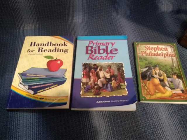 Abeka Handbook for Reading Primary Bible Reader Stephen of Philadephia more