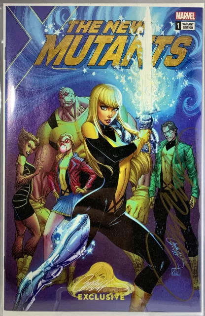 NEW MUTANTS DEAD SOULS #1 NM+ Signed W COA J SCOTT CAMPBELL EXCLUSIVE X-MEN
