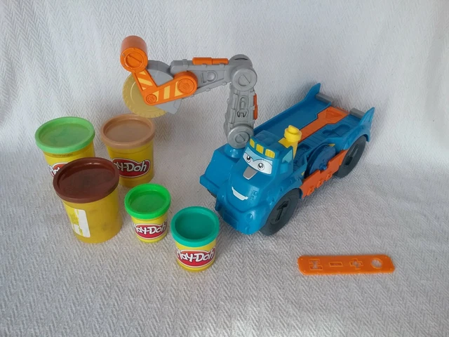 PLAY-DOH TONKA DIGGIN Rigs Chuck & Friends Buzzsaw Logging Truck Toy £8 ...
