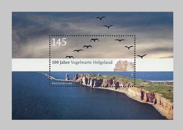 B.2 - BRD Bund 2010 Vogelwarte Helgoland Block 77 Mi. 2792 postfrisch LUXUS!