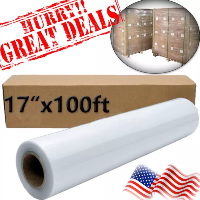 Waterproof  Instant-Dry Inkjet Transparency Film 17”x100ft Silk Screen Printing