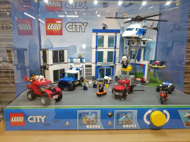 Lego police light top and sound