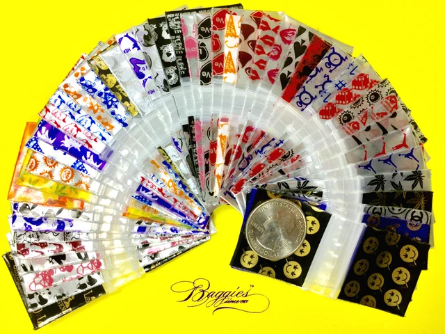 BaggiesSince1987 - 125125 Zip Seal DESIGN BAGS 3MIL 100 PCS - Foto 7