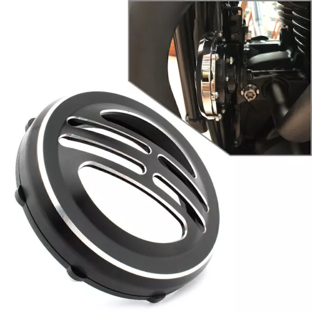 Black + White Horn Decorative Cover Universal for bobber motorcycle