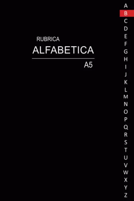 RUBRICA ALFABETICA: ORGANIZZATORE Alfabetico 160 Pagine Con Riferimenti  per Ogn EUR 21,84 - PicClick IT