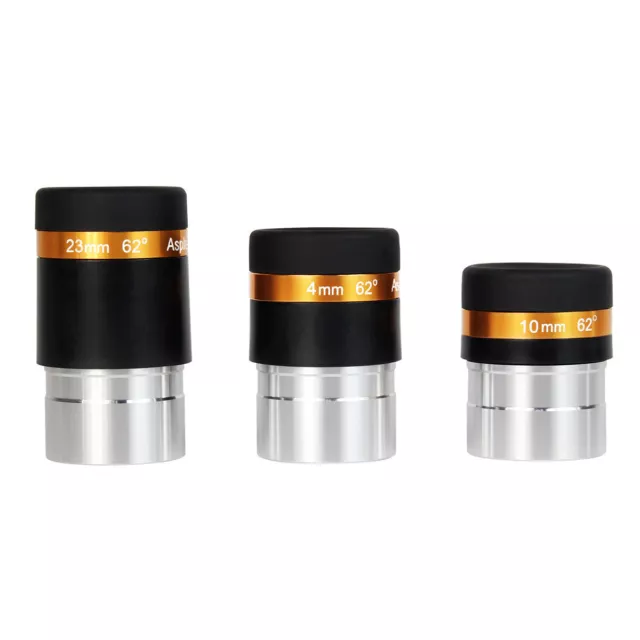 SVBONY 1.25inch HD 4/10/23mm Wide Angle 62° Telescope Eyepieces lens whole Set