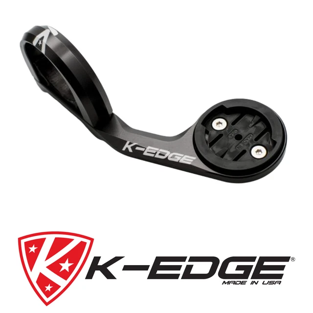 K-Edge Sport Bike Handlebar Mount For Garmin Edge 20, 25, 520, 820 - Black