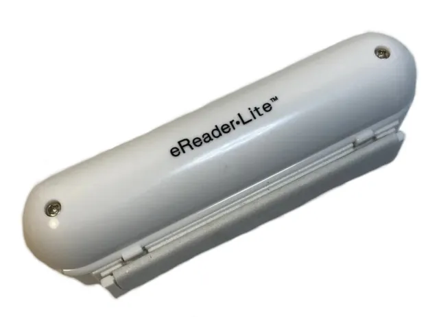 eReader-Lite LED Book Reading Light White Compact Battery Operated Ereader Lite