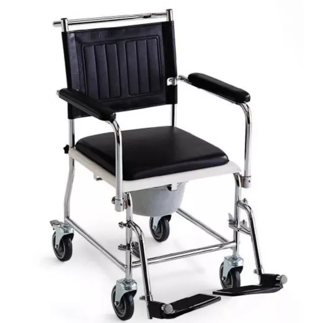 DRIVE Glideabout Wheeled Toilet Commode Chair CWC002 **BRAND NEW**