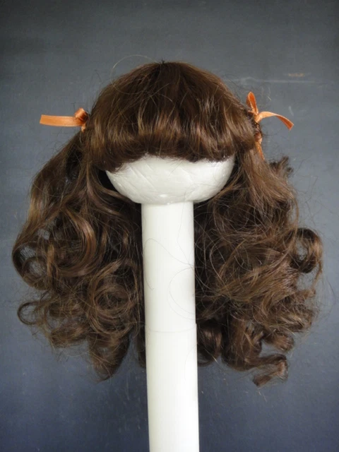 Perruque Pour Poupée En Cheveux Naturels - Taille 6 (27,5 Cm) - Doll Wig 10.9HC