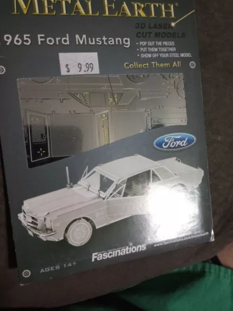 Fascinations Metal Earth 3D Metal Model Kit - 1965 Ford Mustang (MMS056)