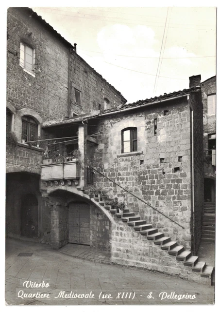 VITERBO-Quartiere Medioevale-SAN PELLEGRINO cart.nuova NV ediz.Bottega Ricordo
