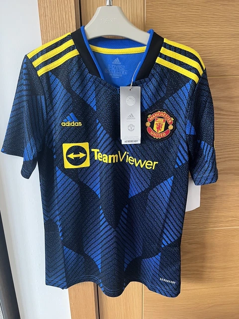 2021-22 Manchester United Adidas Third Shirt Age 11-12 Years Brand New