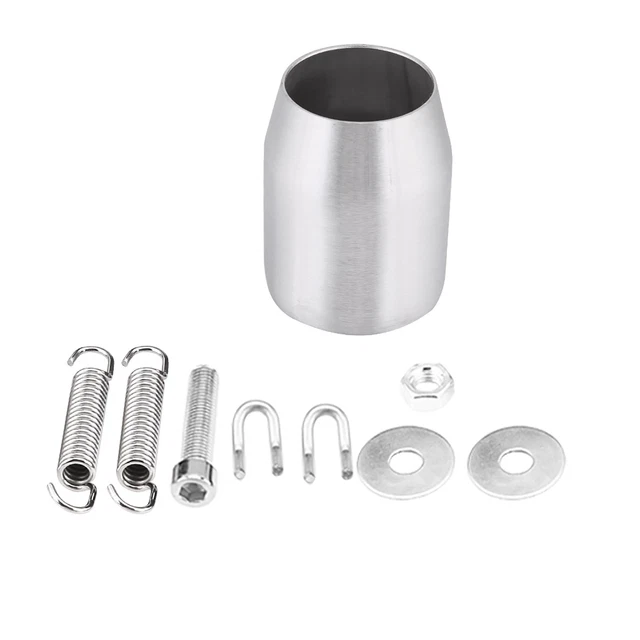 51mm Motorcycle Modified Real Bright Carbon Fiber Exhaust Muffler Pipe With DB K