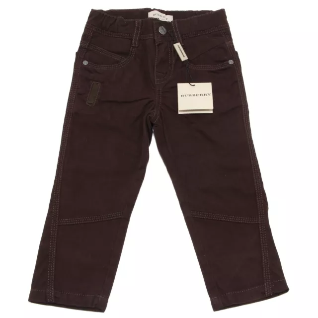 5712M pantaloni marroni bimbo BURBERRY velluto kids children pants trousers