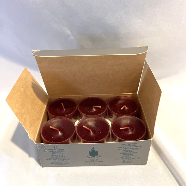 PartyLite V0428 Universal Tealight Raspberry Scent New Box of 12