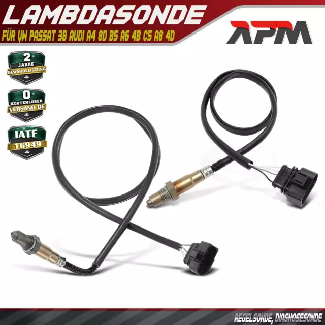 2x Sonde Lambda En Cat. & selon Cat pour VW Passat 3B Audi A4 8D B5 A6 4B C5 A8