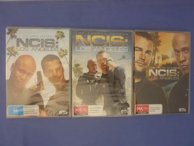 NCIS Los Angeles DVD 2009 Seasons 1-3 1 2 3 R4 Bundle New & Sealed