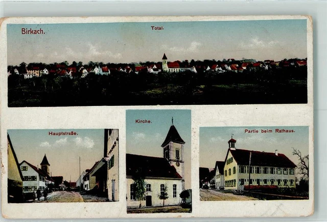 13416311 - 8011 Birkach Hauptstrasse Kirche Partie beim Rathaus Ebersberg LKR
