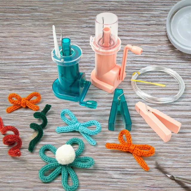 DIY Knitting Machine Mini Spool Knitter Bracelet Hand Weave Crocheting Tools SYB