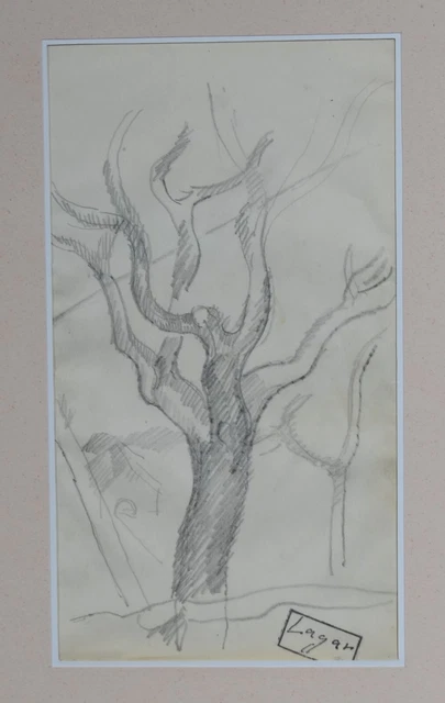 Dessin Original Au Crayon De Celso Lagar (1891-1966) - Ami De Modigliani, œuvre D'art Authentique