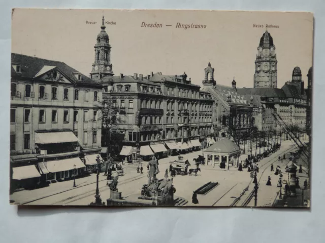 Dresden: Ringstrasse, Ak um 1910