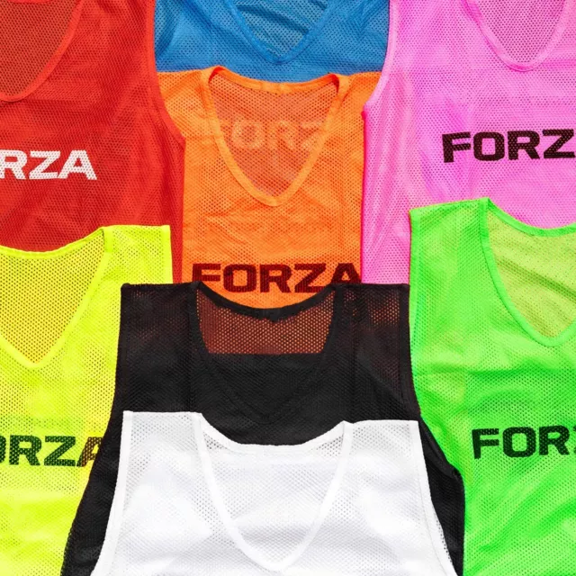 FORZA Training Bibs [5 Pack] - Multi Sport Vests in Sizes Green