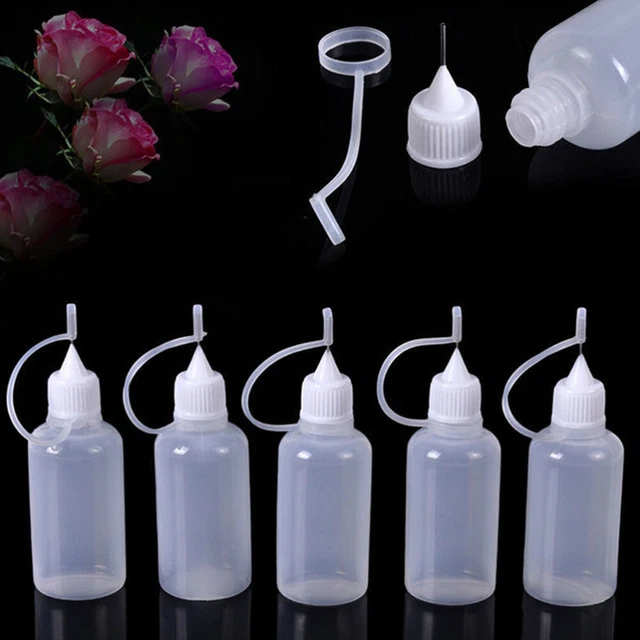 Lot De 6 Flacons Pipette Precision - 5ml Et 10ml | Pour Colle, Peinture, Lubrifiant, Encre
