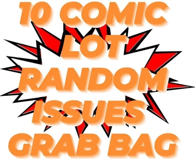 💥 Lot Of 10 Comic Books - Marvel- Dc- Others- Random Issues Bagged/Boarded F/Sh