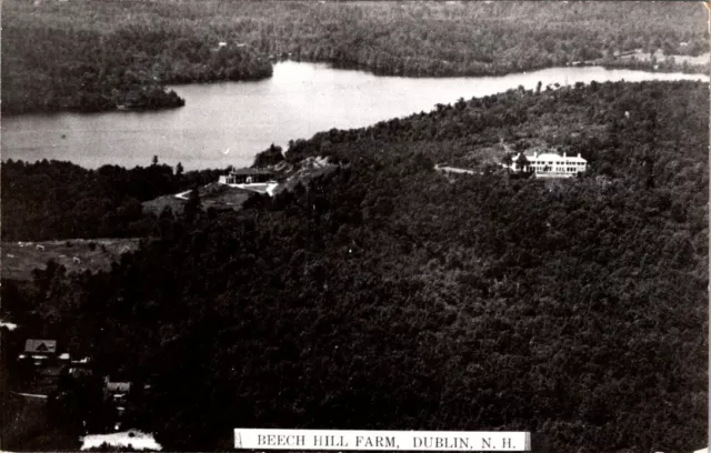 Vintage real photo postcard - BEECH HILL FARM Dublin NH New Hampshire unposted