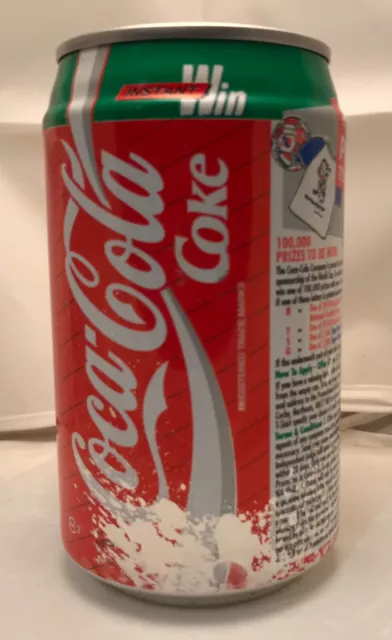 Lattina coca cola Usa 1994 aperta