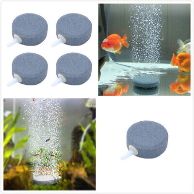 1 pieza * 4 cm Airstone acuario burbuja de aire piedra tanque de oxígeno difusor redondo