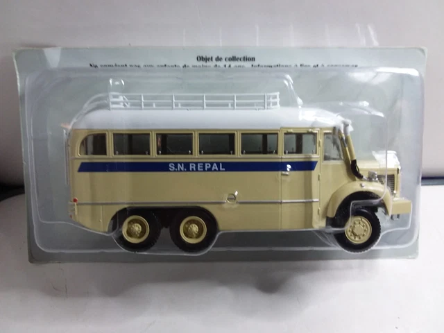 IXO 1/43 - Berliet 95 - Berliet GBC 8 M 6x6 Gazelle Iso-Frigo mission Ténéré