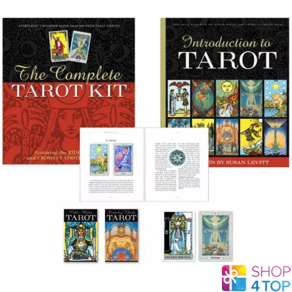 Le Complete Tarot Kit Rider-Waite Crowley Thoth Tarot Pont US Games CTK50