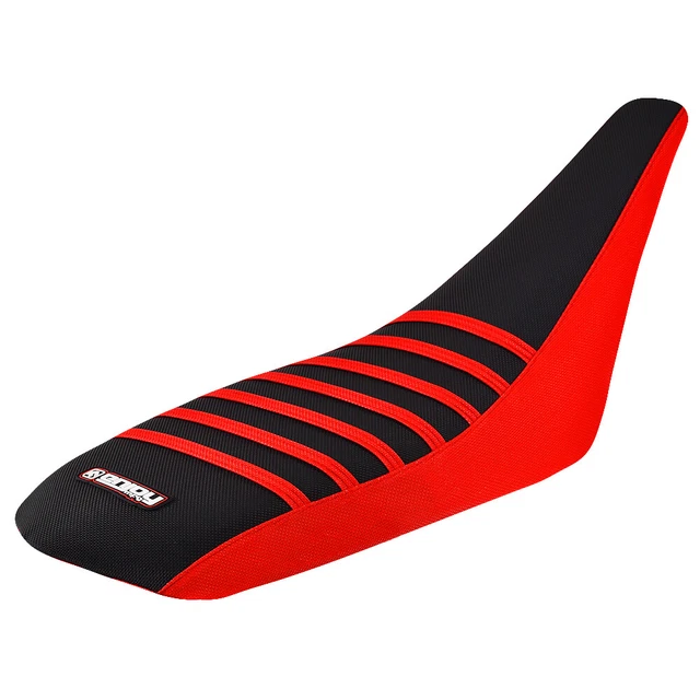 YAMAHA YFZ 450 Seat Cover 20042013 RED / BLACK / RED RIBS GRIPPER 200