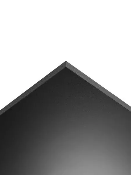 High Density Polyethylene Black Plastic Sheet  1/4" Thick x 48" L X 12" W HDPE 2