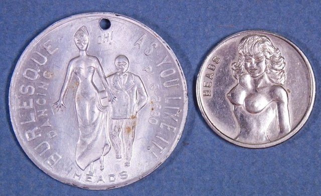 2 Risque Tokens "Junk Drawer"  tr12-5