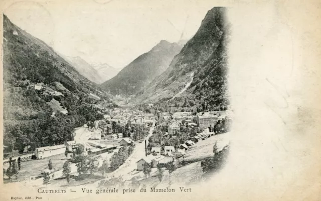 *16041 cpa 65 Cauterets - vue générale