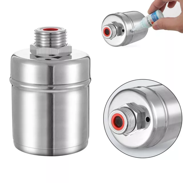 Valvola Galleggiante Acqua Livello Sensore 304 Acciaio Inox DN15 Nuovo Alto