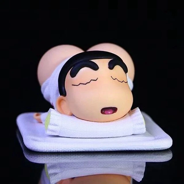 5" Crayon Shin-chan Sleeping Anime Cosplay PVC Action Figure Toy Home Car Decor