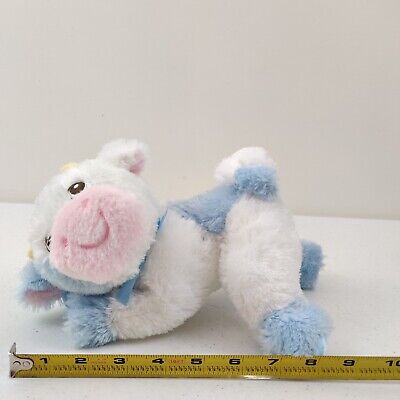 Garanimals Cow Plush Stuffed Animal Toy Blue White Calf Lovey Soft Baby Toy 7