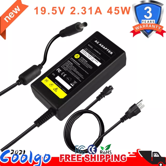 Laptop Battery Charger AC Power Adapter Cord For Dell Inspiron 11 3168 P25T001