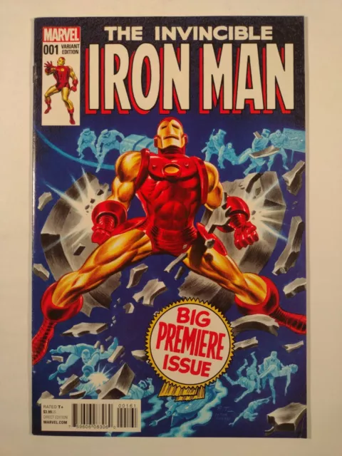 Invincible Iron Man #1 - 1:25 Bruce Timm Homage Variant Cover - Marvel 2015