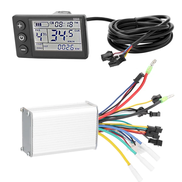 Electric Bike Controller LCD Brushless E-bike Controller f/  W2Q2